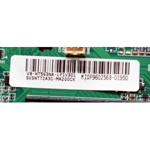 MAIN FUENTE COMBO ORIGINAL PARA TV PIONEER / NUMERO DE PARTE SVSNT72A31-MA200CK / 3NT725A2 / TPD.NT72563.PB782 / V8-NT563NA-LF1V301 / PANEL LVW320CSDX E0165 / DISPLAY ST3151A05-8 VER.2.A / MODELO PLE-32S1HD