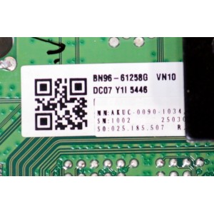 MAIN ORIGINAL PARA TV SAMSUNG 4K UHD HDR SMART TV / NUMERO DE PARTE BN96-61258G / BN41-03350A / BN41-03350 / KANT_SU2E_FU8 / BN9661258G / BN96-60875C / BN96-60374A / PANEL CY-BF055HGXV8H / DISPLAY LC550EQC (SS)(A4) / MODELO UN55U8000FBXZA WD04