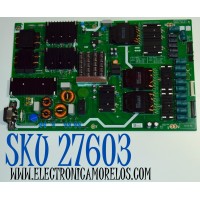 FUENTE DE PODER ORIGINAL PARA TV PHILIPS / NUMERO DE PARTE N012406-002725 / N012406-002725-002 / R8U92C / R8U91S / 24B0542U / PW01668 / PANEL RAE650WY (LW0-004) REV.00 / MODELO 65OLED974/F7