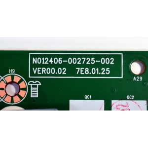 FUENTE DE PODER ORIGINAL PARA TV PHILIPS / NUMERO DE PARTE N012406-002725 / N012406-002725-002 / R8U92C / R8U91S / 24B0542U / PW01668 / PANEL RAE650WY (LW0-004) REV.00 / MODELO 65OLED974/F7