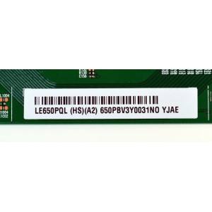 T-CON ORIGINAL PARA TV PHILIPS / NUMERO DE PARTE 6871L-6894J / 6870C-0908B / LE550PQL-HQD1-TCA / LE650PQL (HS)(A2) / 6894J / PANEL RAE650WY (LW0-004) REV.00 / MODELO 65OLED974/F7