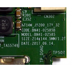 MAIN ORIGINAL PARA TV SAMSUNG / NUMERO DE PARTE BN94-12480U / BN41-02585B / BN41-02585 / BN9412480U / BN97-12761U / PANEL CY-JN032AGHR1V / DISPLAY ST3151A05-E VER.2.2 / MODELO UN32J4290AFXZX / UN32J4290AFXZX LA01