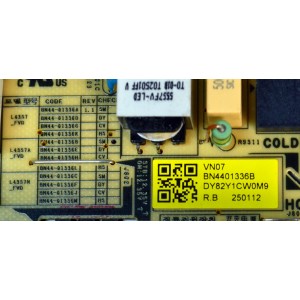 FUENTE DE PODER ORIGINAL PARA TV SAMSUNG / NUMERO DE PARTE BN44-01336B / L4357A_FVD / BN4401336B / PANEL CY-BF043HGNV3H / DISPLAY V430DJ1-Q01 4E7 / BN96-59942A / MODELO UN43U8000FBXZA / UN43U8000FBXZA DB01