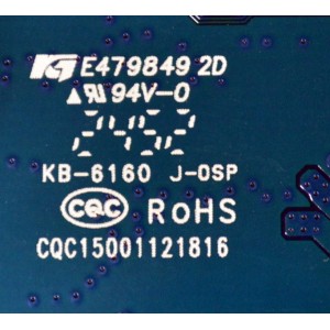 MAIN ORIGINAL PARA TV / NUMERO DE PARTE MB-M9010-DL-0193 / CQC15001121816 / 9501823N21211-CV / A2H42U7M001102AL / PANEL C500Y19-5C / DISPLAY PT500GT04-1 VER.1.1 / MODELO 50"