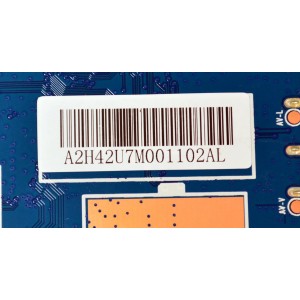 MAIN ORIGINAL PARA TV / NUMERO DE PARTE MB-M9010-DL-0193 / CQC15001121816 / 9501823N21211-CV / A2H42U7M001102AL / PANEL C500Y19-5C / DISPLAY PT500GT04-1 VER.1.1 / MODELO 50"