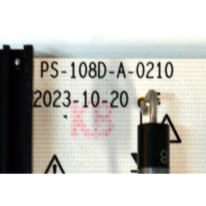 FUENTE DE PODER ORIGINAL PARA TV / NUMERO DE PARTE PS-108D-A-0210 / L1C73A23344B1 / CQC14134106871 / KB-5150 / CTI1 75 / A2H42U7 / PANEL C500Y19-5C / DISPLAY PT500GT04-1 VER.1.1 / MODELO 50"