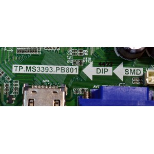 MAIN FUENTE COMBO ORIGINAL PARA TV AVERA / NUMERO DE PARTE L16084493 / TP-MS3393.PB801 / ST3151A04-8 / ST1608AV32AER10N / L16084493-0A02449 / DISPLAY ST3151A04-8 / MODELO 32AER10N