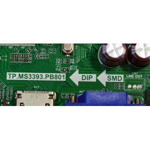 MAIN FUENTE COMBO ORIGINAL PARA TV RCA / NUMERO DE PARTE K15082836 / TP.MS3393.PB801 / LK315T3HB87 / AE0010345 / GE0010345-A1 / K15082836-0A12871 / PANEL LK315T3HB87-12V / MODELO LED32G30RQ / LED32G30RQ 5516-LE32G30-A1