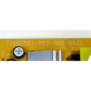 FUENTE DE PODER ORIGINAL PARA TV VIZIO / NUMERO DE PARTE ADTVO1810A05 / 715GD507-P02-000-B03S / (X)ADTVO1810A05 / OSP550504 / A2409279325 / PANEL TPT550WR-QVN10.U REV:SBB0M / DISPLAY T550QVN10.B / MODELO V4K55C-0801 / V4K55C-0801 LTCWV2HA