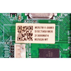 MAIN FUENTE COMBO ORIGINAL PARA TV ONN ROKU HD / NUMERO DE PARTE 515CT9501M35 / AMT9501-ZC01-01 / M35/7611-00883 / 2130006974 / M25028-MT / PANEL T320XVN02.H / DISPLAY T320XVN02.H / BOARD 32T24 S00 SB / MODELO 100012589 32"