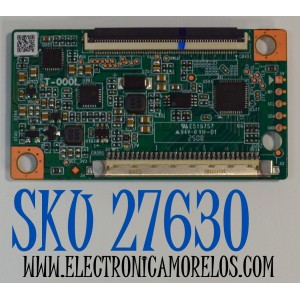 T-CON ORIGINAL PARA TV ONN / NUMERO DE PARTE T-000L / GSDT-000L / PANEL T320XVN02.H / DISPLAY T320XVN02.H / BOARD 32T24 S00 SB / MODELO 100012589 32"