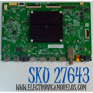 MAIN ORIGINAL PARA TV TCL 4K UHD HDR FIRE TV / NUMERO DE PARTE G0301-000264 / 40-MT26G1-MAB2HG / G0102-000216 / MR827 / MR9026 / MT9603 / G0301-000264-Z00 / G0301-000264-Z0S / V8-M026T01-LF / DISPLAY CV580U3-L02 REV:01 / MODELO 58S571F