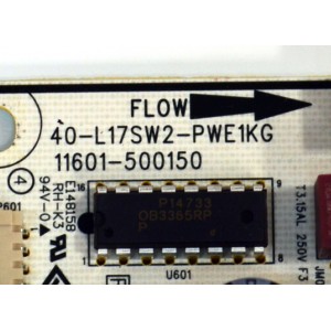 FUENTE DE PODER ORIGINAL PARA TV TCL / G0504-000333 / 40-L17SW2-PWE1KG / 11601-500150 / G0504-000333-Z00 / 20374708 / DISPLAY CV580U3-L02 REV:01 / MODELO 58S571F
