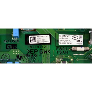 FUENTE DE PODER ORIGINAL PARA TV SONY / NUMERO DE PARTE 101351021 / 101387121 / APS-446/C / APS-446/C (CH) / 22112005142-D / MODELO XR-77A80CL / XR77A80CL