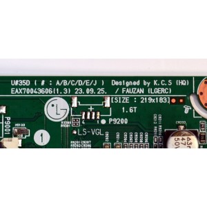 MAIN ORIGINAL PARA TV LG 4K UHD HDR SMART TV / NUMERO DE PARTE EBU67916404 / EAX70043606 / EAX70043606(1.3) / 67916404 / MODELO 55UT8000AUA / 55UT8000AUA.BUSCLJM
