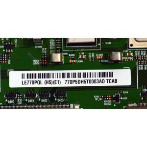 T-CON ORIGINAL PARA TV SONY / NUMERO DE PARTE 6871L-7646A / 6870C-1047A / LE770PQL (HS)(E1) / 7646A / PANEL YDEM077UNG11 / MODELO K-77XR80C / K77XR80C