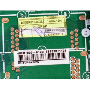 MAIN ORIGINAL PARA TV LG 4K UHD HDR SMART TV / NUMERO DE PARTE EBT67871103 / EAX69982309 / EAX69982309(1.0) / 67871103 / 43389708 / MODELO OLED77C4AUA