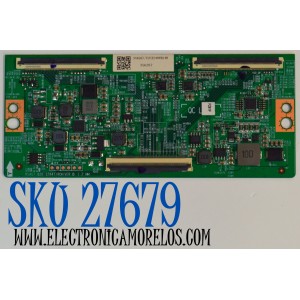 T-CON ORIGINAL PARA TV HISENSE / NUMERO DE PARTE 356267 / RSAG7.820.12847/ROH / TCFZ248WB24B / PANEL HD750H3U73-T0LN / MODELO 75U75N