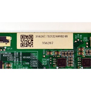 T-CON ORIGINAL PARA TV HISENSE / NUMERO DE PARTE 356267 / RSAG7.820.12847/ROH / TCFZ248WB24B / PANEL HD750H3U73-T0LN / MODELO 75U75N
