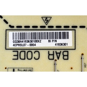 FUENTE DE PODER ORIGINAL PARA TV LG / NUMERO DE PARTE 41836301 / EAX70193703 / EAX70193703(1.0) / LGPS65G4-24OP / MODELO OLED65G4SUB / OLED65G4SUB.DUSQLJR