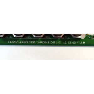 MAIN ORIGINAL PARA TV LG FULL HD / NUMERO DE PARTE 62007603 / EAX65049104 / EAX65049104(1.0) / 32SMXLA480002 / PANEL LC420DUE (FG)(A3) / MODELO 42LB5600-UH /42LB5600-UH.BUSWLJR