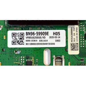 MAIN ORIGINAL PARA TV SAMSUNG 4K UHD HDR / NUMERO DE PARTE BN96-59909E / BN41-03350A / BN41-03350 / KANT_SU2E_FU8 / BN9659909E / PANEL CY-BF085HGAV3H / DISPLAY T850QVN04.F / BOARD 85T14 S0P XC / 85T14 S19 XL / 85T14 S18 XR / MODELO UN85U8000FBXZA AB01