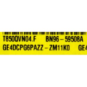 MAIN ORIGINAL PARA TV SAMSUNG 4K UHD HDR / NUMERO DE PARTE BN96-59909E / BN41-03350A / BN41-03350 / KANT_SU2E_FU8 / BN9659909E / PANEL CY-BF085HGAV3H / DISPLAY T850QVN04.F / BOARD 85T14 S0P XC / 85T14 S19 XL / 85T14 S18 XR / MODELO UN85U8000FBXZA AB01