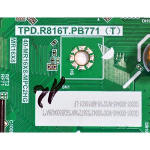 MAIN FUENTE COMBO ORIGINAL PARA TV TCL FULL HD ROKU TV / NUMERO DE PARTE G0301-000445 / TPD.R816T.PB771 (T) / 40-MR16X8-MPC2HG / MR16X8 / G0301-000445-W30 / G0301-000445-W3S / V8-MR16K01-LF / PANEL LVF320NDLL / DISPLAY ST3151B07-1 VER.2.1 / MODELO 32S357