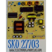 FUENTE DE PODER PARA TV ROKU SELECT SERIES / NUMERO DE PARTE 514C5507M14 / TV5507-ZC02-02 / TV5507-ZC02-02(D) / 303C550706D / E021M506-D1 / M14/1590-03775 / 2010121764 / DISPLAY ST5461D18-2 VER.2.1 / BOARD CSU05-XR-1 / CSU05-XL-1 / MODELO 55R4A5X