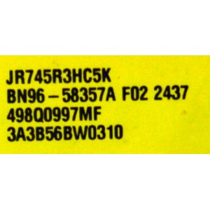 MAIN ORIGINAL PARA TV ONN ROKU 4K UHD HDR / NUMERO DE PARTE 515CT9640M10 / AMT9640-ZC01-01 / M10/5343-01208 / M24251-MU / 2130006802 / PANEL JR745R3HC5K / DISPLAY JR745R3HC5K / BN96-58357A  / MODELO 100044717 75"