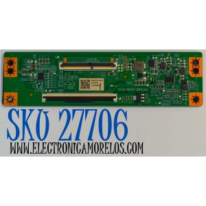 T-CON ORIGINAL PARA TV ONN / NUMERO DE PARTE 513C75A0M42 / TV75A0-ZC26-01 (C) / 303C75A0233 / M42/5370-00337 / 2130006804 / PANEL JR745R3HC5K / JR745R3HC5K / BN96-58357A  / MODELO 100044717 75"