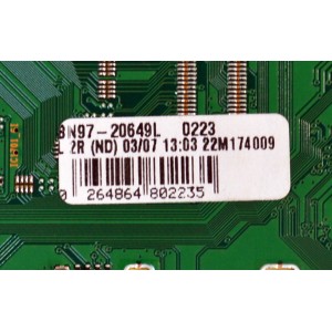 MAIN ORIGINAL PARA TV SAMSUNG 4K UHD HDR / NUMERO DE PARTE BN94-18147F / BN41-03144A / BN41-03144 / BN9418147F / BN97-20649L / MODELO QN65S90CDFXZA