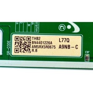 LED DRIVER ORIGINAL PARA TV SAMSUNG / NUMERO DE PARTE BN44-01226A / L77QA9NB_CHS / BN4401226A / PANEL CY-AD077FLLV2H / DISPLAY BN96-58110B / MODELO QN77S95DDFXZA FD01 / QN77S95DAFXZA