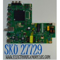 MAIN FUENTE COMBO ORIGINAL PARA TV ONN ROKU / NUMERO DE PARTE 515CT9501M26 / AMT9501-ZC01-01 / M26/9548-04590 / 2130006799 / M25009-MT / PANEL V320BJ9-Q01 / DISPLAY V320BJ9-Q01 REV.C1 / MODELO 100012589 32"