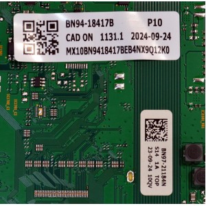 MAIN ORIGINAL PARA TV SAMSUNG 4K UHD HDR SMART TV / NUMERO DE PARTE BN94-18417B / BN41-03246A / BN41-03246 / BN9418417B / BN97-21184N  /MODELO QN83S90DDE
