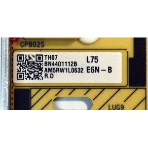 FUENTE DE PODER ORIGINAL PARA TV SAMSUNG / NUMERO DE PARTE BN44-01112B / L75E6N_BHS / BN4401112B / MODELOS UN75CU8000BXZA UB01 / UN75CU8000FXZA CB02 / HG75BU800NFXZA UA01 / HG75BU800NFXZA UA02 / UN75DU8000B