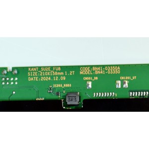 MAIN ORIGINAL PARA TV SAMSUNG 4K UHD HDR SMART TV / NUMERO DE PARTE BN96-61266U / BN41-03350A / BN41-03350 / KANT_SU2E_FU8 / BN9661266U / PANEL CY-BF075HGHV8H / DISPLAY ST7461D03-9 V2.1 / MODELO UN75U8000FDXZA / UN75U8000FDXZA CB01