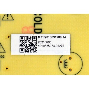 FUENTE DE PODER ORIGINAL PARA TV RCA / NUMERO DE PARTE 514C5006M31 / TV5006-ZC02-02 / M31/2010091989/14 / 1010525974-02276 / PANEL CC580PV7D / MODELO RTRU5827-UC