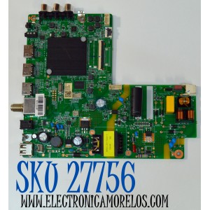 MAIN FUENTE COMBO ORIGINAL PARA TV ONN ROKU HD / NUMERO DE PARTE 515CT9501M14 / AMT9501-ZC01-01 / M14/9898-04184 / 2010148899 / M24235-MT / DISPLAY PT236AT05-1 VER.1.0 / MODELO 100012590 24"