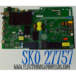 MAIN FUENTE COMBO ORIGINAL PARA TV VIZIO 4K UHD HDR SMARTCAST / NUMERO DE PARTE 60000-00058 / MB-MT5586-D / 4700025478 / U25010305-0A01013 / PANEL BOEI550WQ1 / DISPLAY HV550QUB-F70 REV.2.0  /MODELO M55Q6-L4 / M55Q6-L4 LBVFN8KB