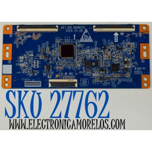T-CON ORIGINAL PARA TV ONN / NUMERO DE PARTE JUC7.820.00284125 / 18134210034 / 2E08933A0 / 99D21N6T034690 / PANEL C500Y19-5C / DISPLAY CC500PV5D VER.17 / MODELO 100012585 50"
