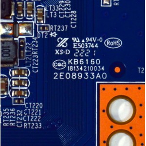 T-CON ORIGINAL PARA TV ONN / NUMERO DE PARTE JUC7.820.00284125 / 18134210034 / 2E08933A0 / 99D21N6T034690 / PANEL C500Y19-5C / DISPLAY CC500PV5D VER.17 / MODELO 100012585 50"