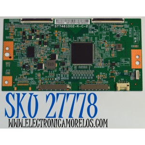 T-CON ORIGINAL PARA TV SONY / NUMERO DE PARTE 34291100CE / ST7461D02-K-C-2 / ST7461D02-K / 34291100CE0F11 / PANEL YDCS075MES02 / DISPLAY ST7461D02-K VER.2.1 / MODELO XR-75X93L / XR75X93L