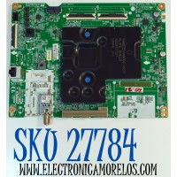 MAIN ORIGINAL PARA TV LG 4K UHD HDR SMART TV / NUMERO DE PARTE EBT67238406 / EAX69581205 / EAX69581205(1.0) / 67238406 / 36624843 / PANEL NC750TQG-VCKH3 / DISPLAY ST7461D01-8 VER.2.1 / MODELO 75UQ8000AUB / 75UQ8000AUB.AUSCLKR