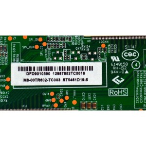 T-CON ORIGINAL PARA TV PANDA / NUMERO DE PARTE M8-00TR602-TC003 / 40-TRD602-TCC4HG / ST5461D19-5 / DFD9010590 / 12987852TC0016 / E148158 / DISPLAY ST5461D19-5 / MODELO 55"