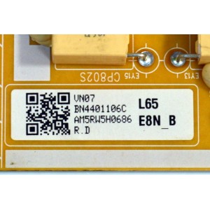 FUENTE DE PODER ORIGINAL PARA TV SAMSUNG / NUMERO DE PARTE BN44-01106C / L65E8N_BHS / TM902CS / BN4401106C / PANEL CY-QC065FGLV4H / DISPLAY LSF650FF16-R01 / BN96-54317A / MODELO QN65Q70CAFXZA / QN65Q70CAFXZA FD03