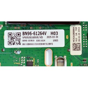 MAIN ORIGINAL PARA TV SAMSUNG 4K UHD HDR SMART TV / NUMERO DE PARTE BN96-61264V / BN41-03350A / BN41-03350 / KANT_SU2E_FU8 / BN9661264V / PANEL CY-BF065HGHV8H / DISPLAY ST6451D06-9 V2.1 / MODELO UN65U8000FBXZA / UN65U8000FBXZA CB01