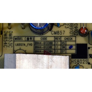 FUENTE DE PODER ORIGINAL PARA TV SAMSUNG / NUMERO DE PARTE BN44-01338E / L65S7A_FVD / BN4401338E / PANEL CY-BF065HGHV8H / DISPLAY ST6451D06-9 V2.1 / MODELO UN65U8000FBXZA / UN65U8000FBXZA CB01