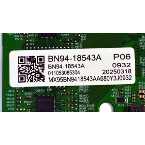 LED DRIVER ORIGINAL PARA TV SAMSUNG / NUMERO DE PARTE BN94-18543A / DZFH2501 / BN41-03279A-015 / BN41-03279A / BN41-03279 / BN9418543A / PANEL CY-QF075RMHV1H / DISPLAY ST746AD05-D V2.1 / MODELO QN75LS03FWDXZA / QN75LS03FWDXZA CA01