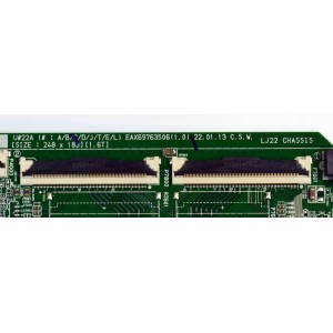 MAIN ORIGINAL PARA TV LG 4K UHD HDR SMART TV / NUMERO DE PARTE EBT67330201 / EAX69763506 / EAX69763506(1.0) / 67330201 / PANEL NC650QQB-ABLH1 / DISPLAY HV650QUB-E9E / BOARD HV650QUB_XPCB_R1/S2 / 47-6002907 / MODELO 65QNED85AQA / 65QNED85AQA.BUSGLJR